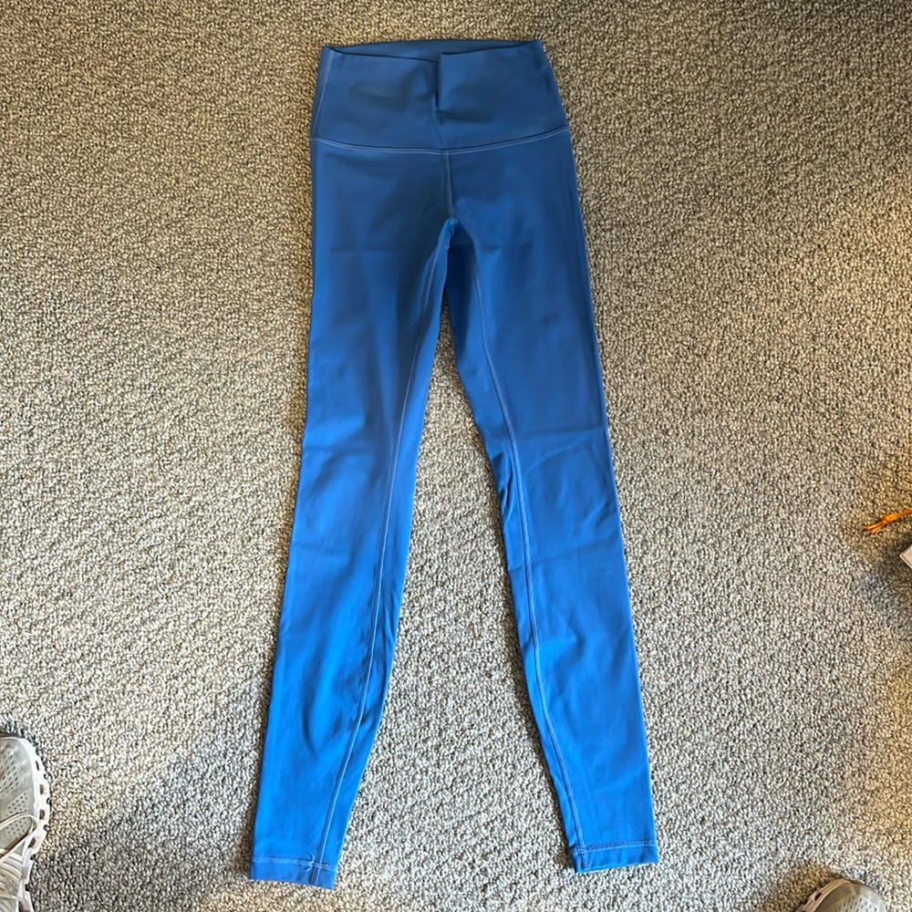 Lululemon Wunder Train Light Blue Leggings